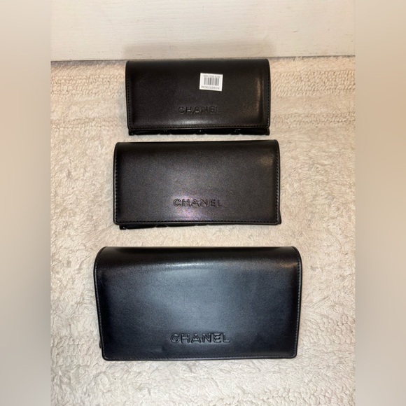 3 Smooth Chanel Sunglasses Cases - Picture 2 of 2